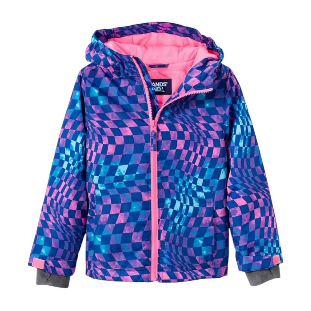 Lands' End Girls Insulated Winter Jacket Size L 10-12
